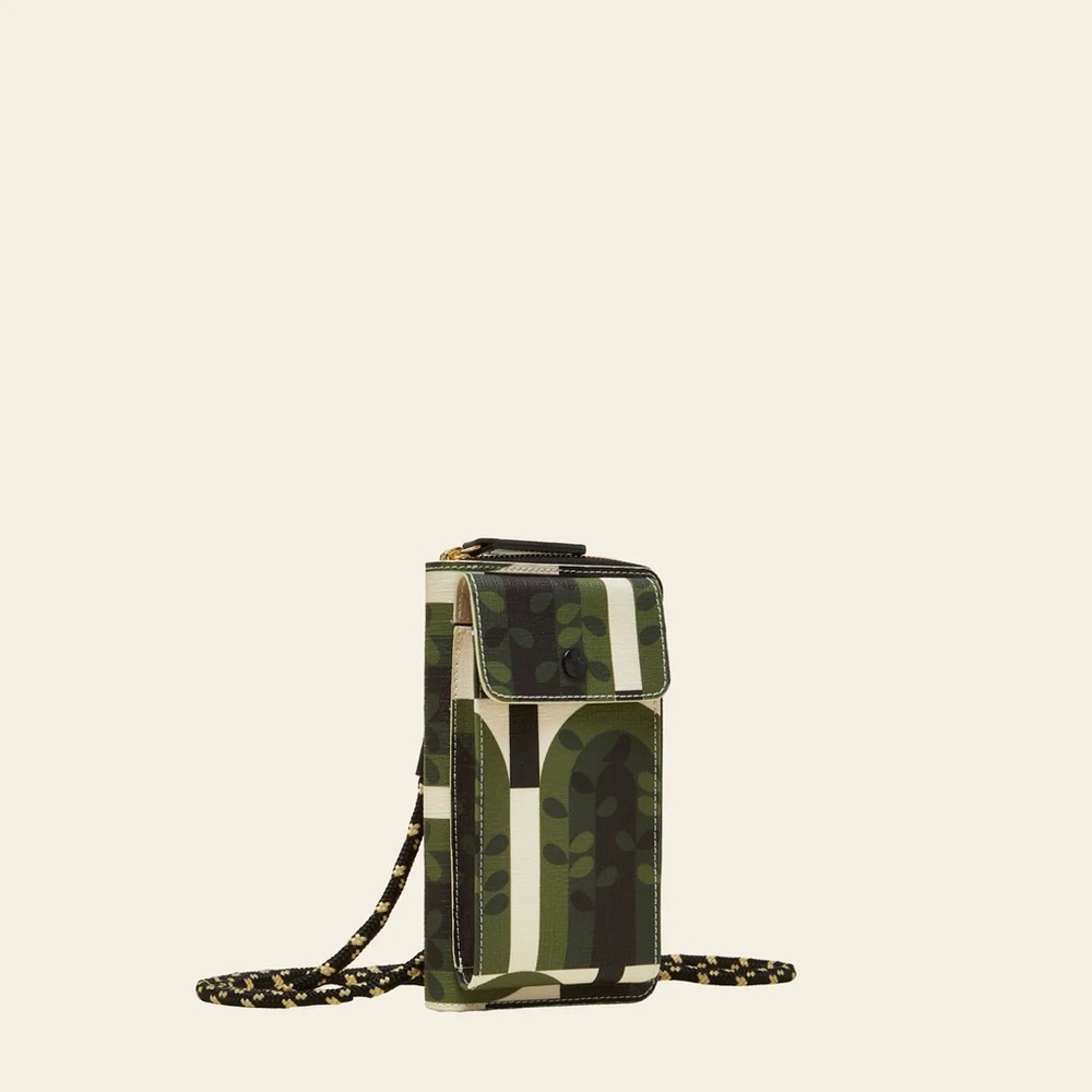 Brand new Orla Kiely crossbody keeper phone case